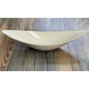 Vintage Lenox Made in USA Gold Rim Console Bowl Bread Dish 15.5" Length